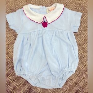 Baby Luigi Bubble with Apple Appliqué